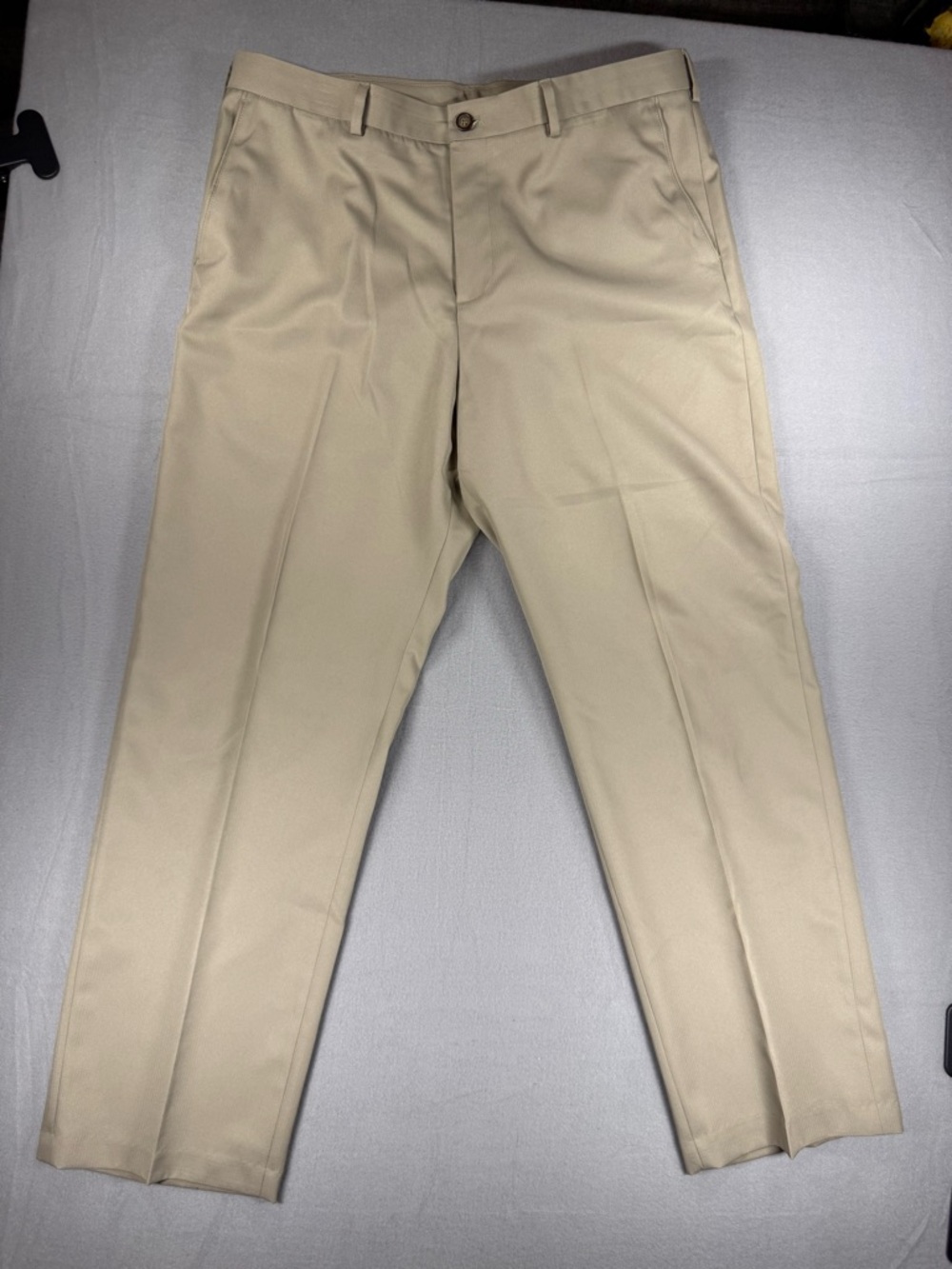 Van Heusen Men's Khaki Straight-Fit Chinos - Light Beige